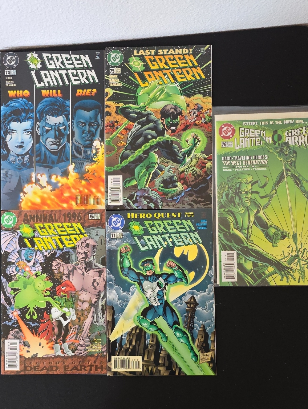 DC Comic Book Set Of 5- Green Lantern